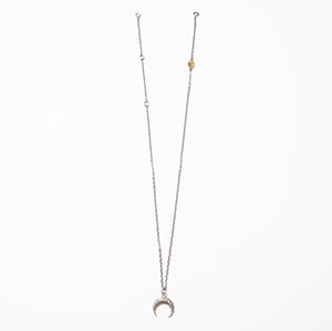 Image of ARMO - Crescent Tattoo Necklace (Silver)