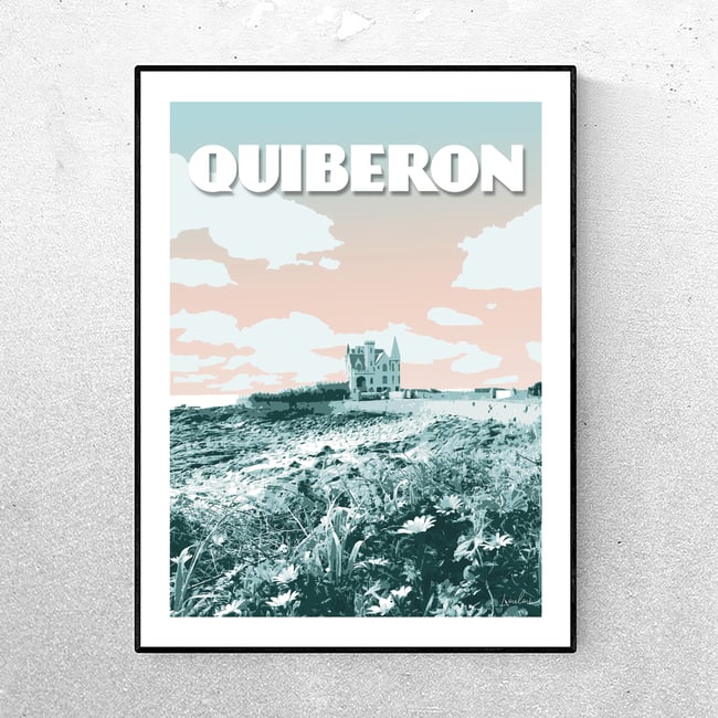 Affiche Quiberon Le château - 2 versions