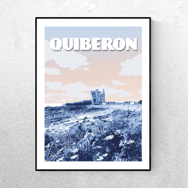 Affiche Quiberon Le château - 2 versions