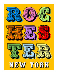Image 2 of 11x14'' ROC Circus Print
