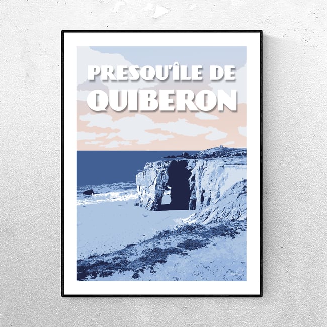 Affiche Presqu'île de Quiberon - 2 versions