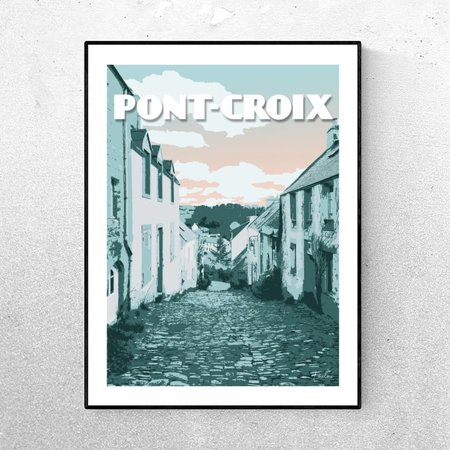 Affiche Pont-Croix -2 versions