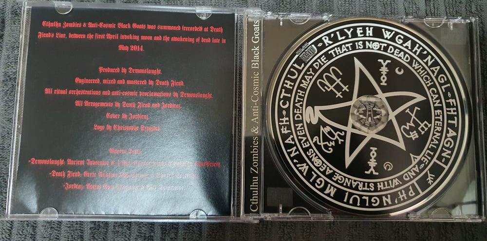 GUERRA TOTAL - Cthulhu Zombie & Anti Cosmic Black Goats CD