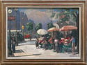 20th Century Swedish School ‘Flower Stalls Paris’ 