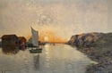 20th Century Swedish School ‘Sunset Sail'