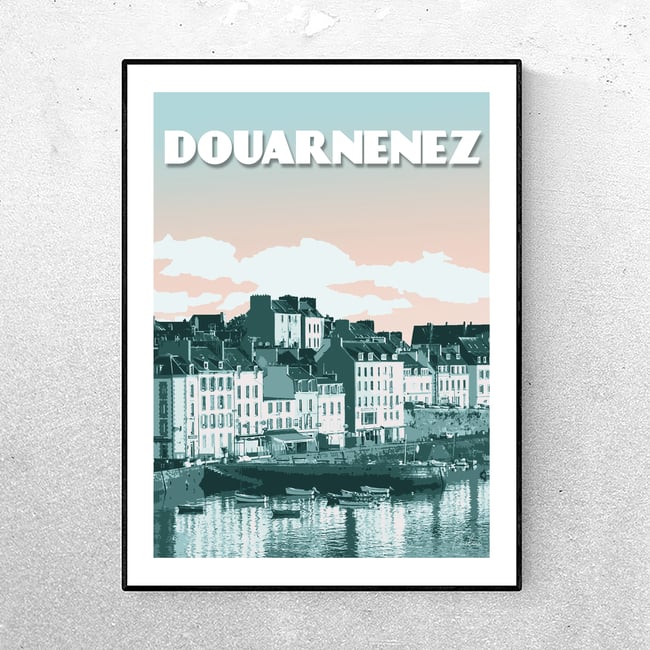 Affiche Douarnenez - 2 versions
