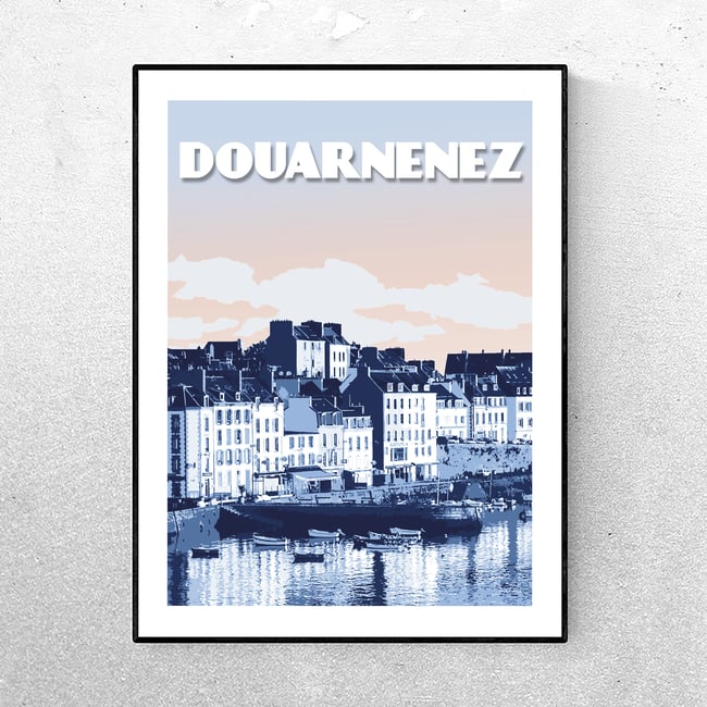 Affiche Douarnenez - 2 versions
