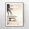 Affiche SURF Vanlife - 2 versions