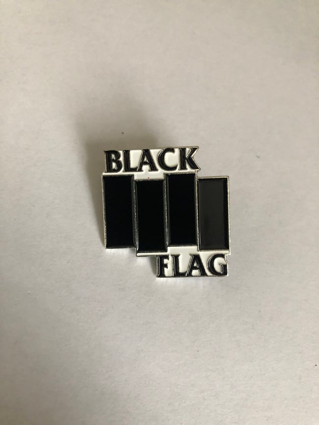 Black Flag Enamel Pin Badge