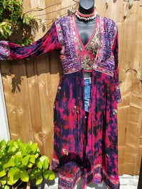 Image 3 of Smokey quartz kaftan dress pinks