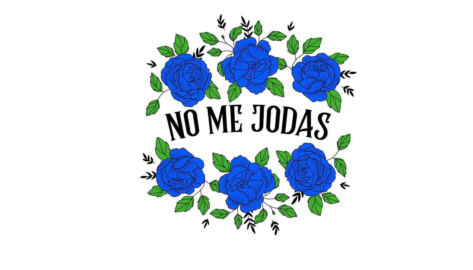 Image of 'No Me Jodas' Sticker