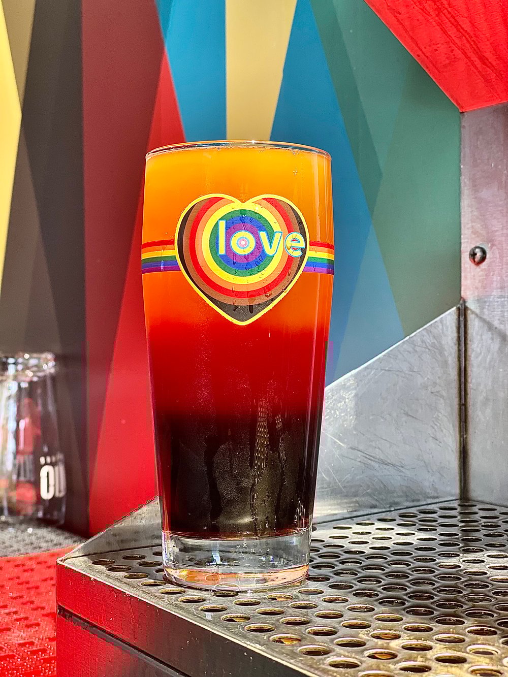 Image of Ratio x Koko Bayer Collaboration LOVE Glass - 100% of proceeds donated to Club Q