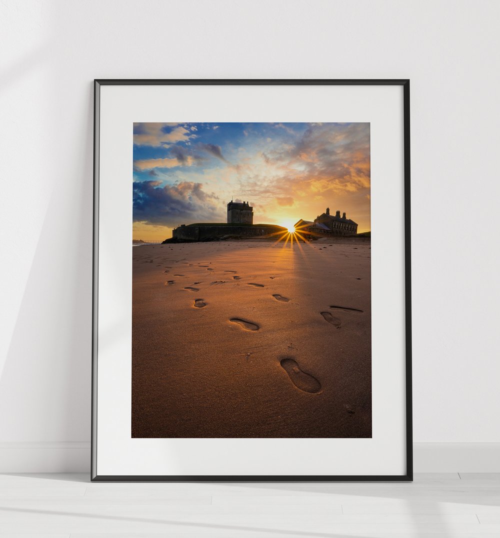 Foot Prints at Broughty Castle