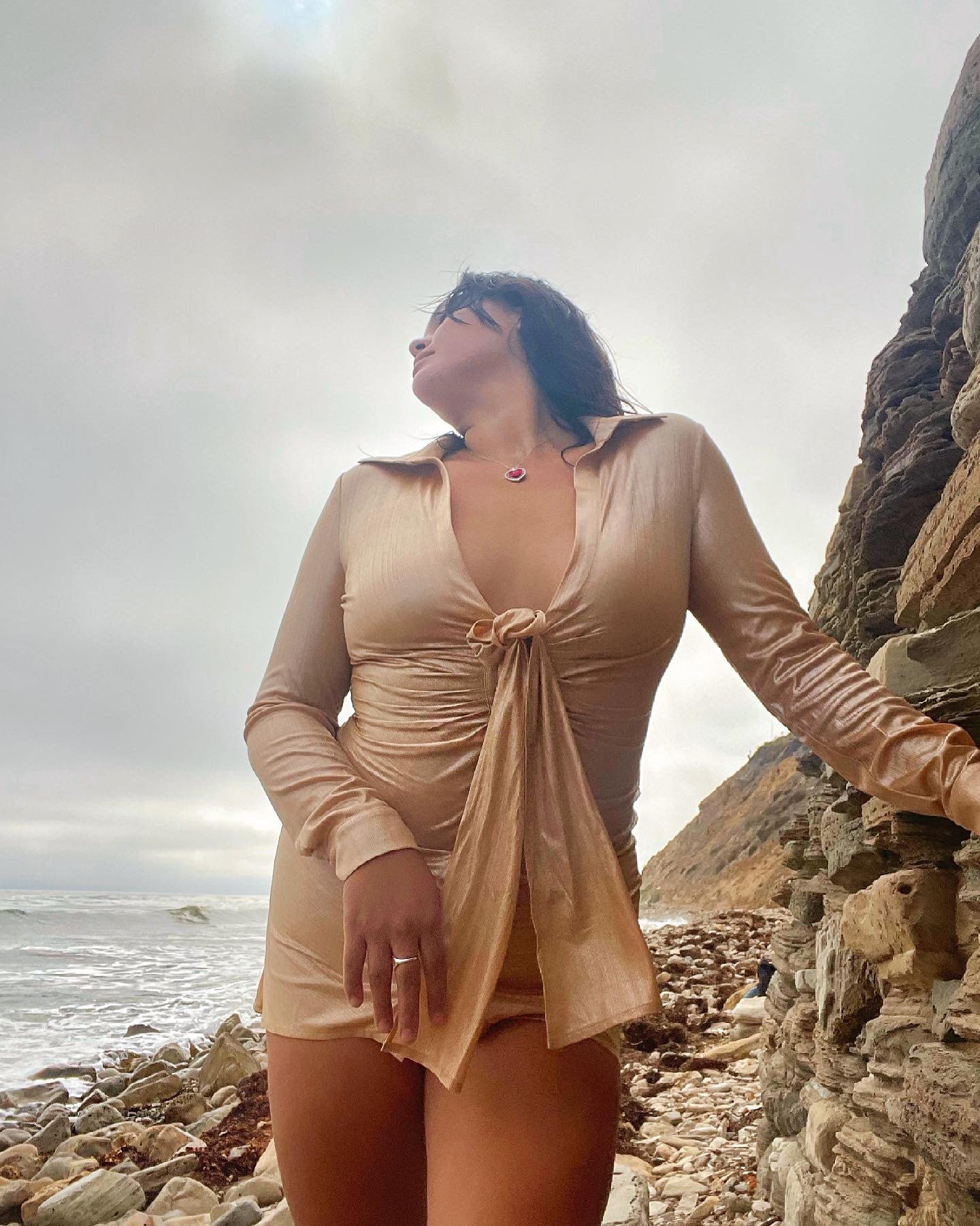 Image of Prosecco button down dress