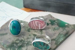 One of a kind Tibetan Turquoise Ring 