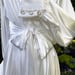 Image of Pearl "Beverly" Dressing Gown w/ Crystal Button Cuffs