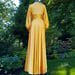 Image of Golden Sun Beverly Dressing Gown w/ Crystal Button Cuffs