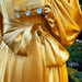 Image of Golden Sun Beverly Dressing Gown w/ Crystal Button Cuffs
