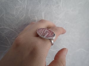 One of a kind Rhodochrosite Ring