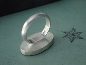 One of a kind Rhodochrosite Ring