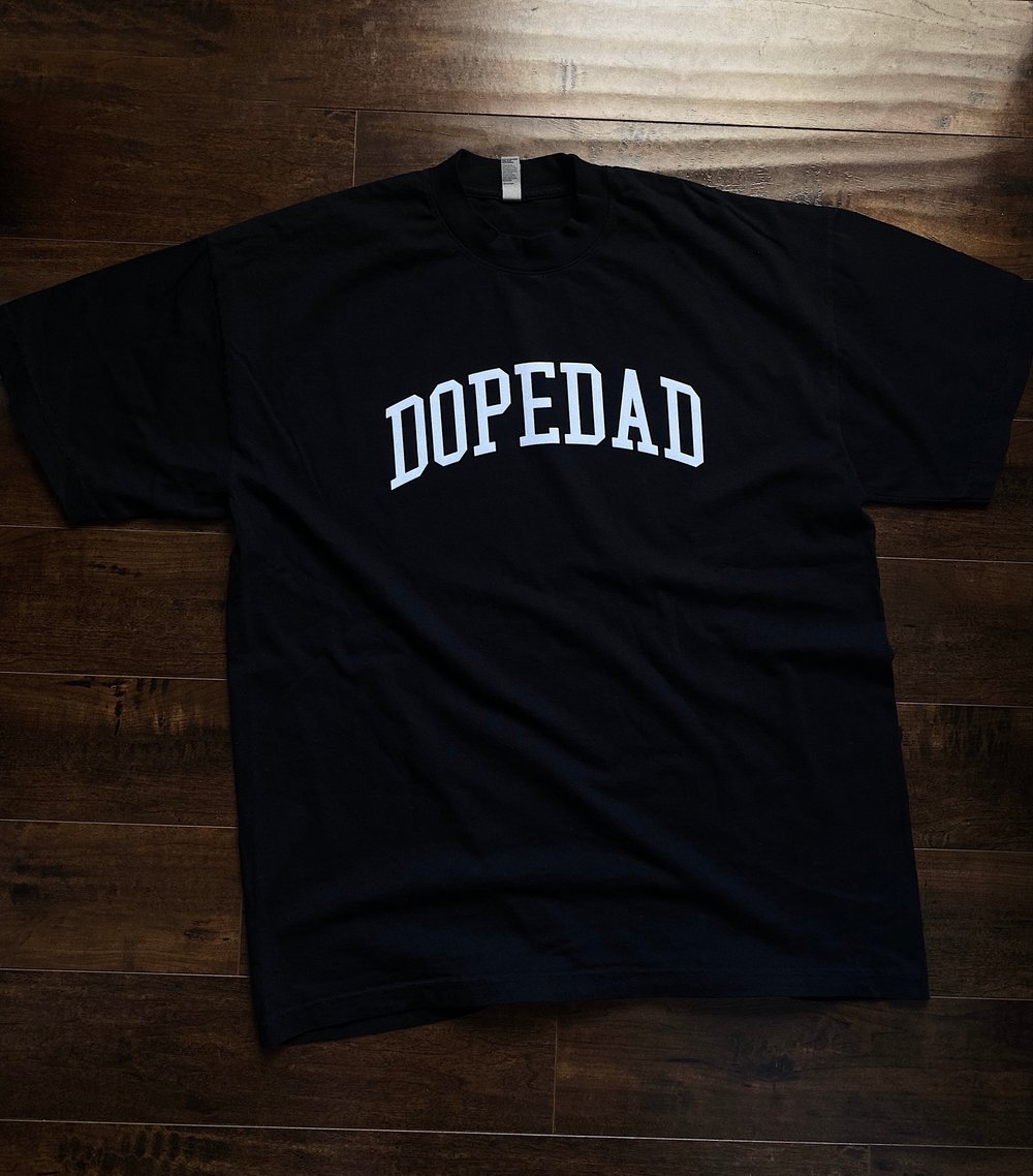 Image of DOPE DAD TEE - FLOCK LOGO 