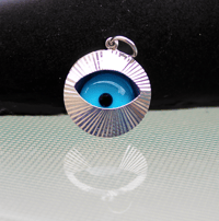 Image 2 of Round Evil Eye Pendant