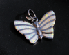 Lab Opal Butterfly Pendant