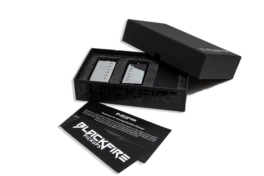 Blackfire Proteus pickup set SIGNED! (Chrome covers)