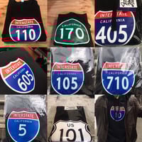 Image 1 of Interstate CA Freeway Hoodies