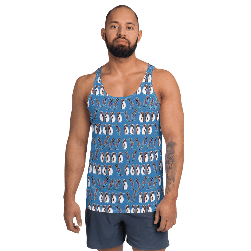 Image of Peng Love French blue Unisex Tank Top