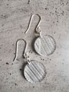 Interweave Drops in Silver