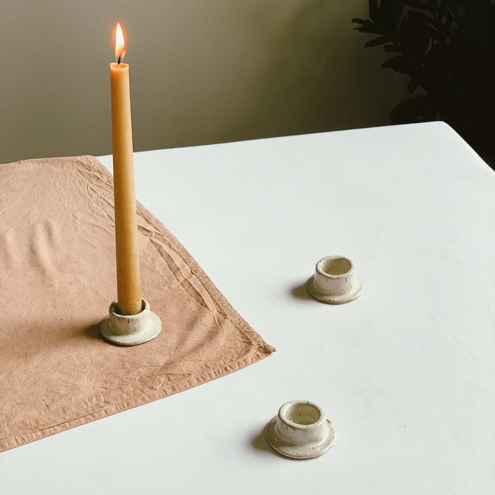 Image of Innerspacism Ceramic Taper Candle Holder