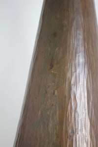 Image 3 of 18" Candleholder of Hammered Copper, Mid-20th Century, Germany