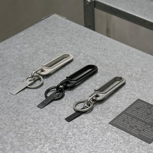 Image of DRILLING LAB - Framework Key Chain (Matte Silver)