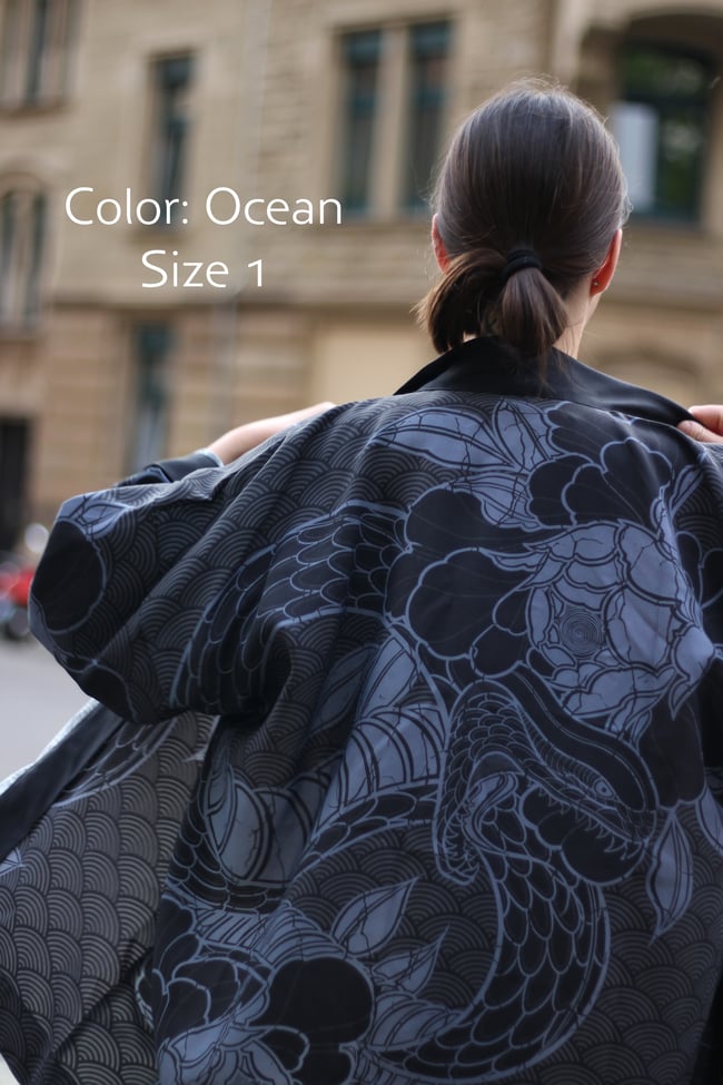 Premium Kimono "Sinners in Paradise - Ocean"