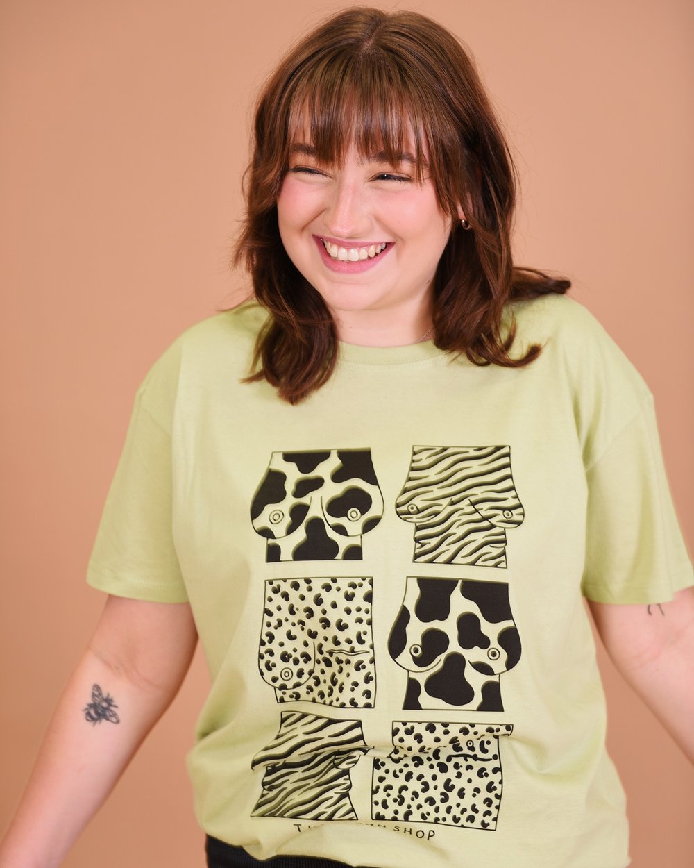Image of the three by three tee