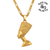 Egyptian Queen Nefertiti Pendant Necklace (Gold or Silver)