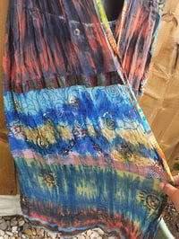 Image 5 of Jewelled dress/kaftan rust blues
