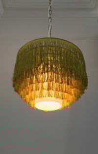 Image 3 of Green Silk & Glass Light by Hans-Agne Jakobsson