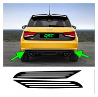 Image 1 of X2 rear Reflector sticker overlay for Audi A1/S1 