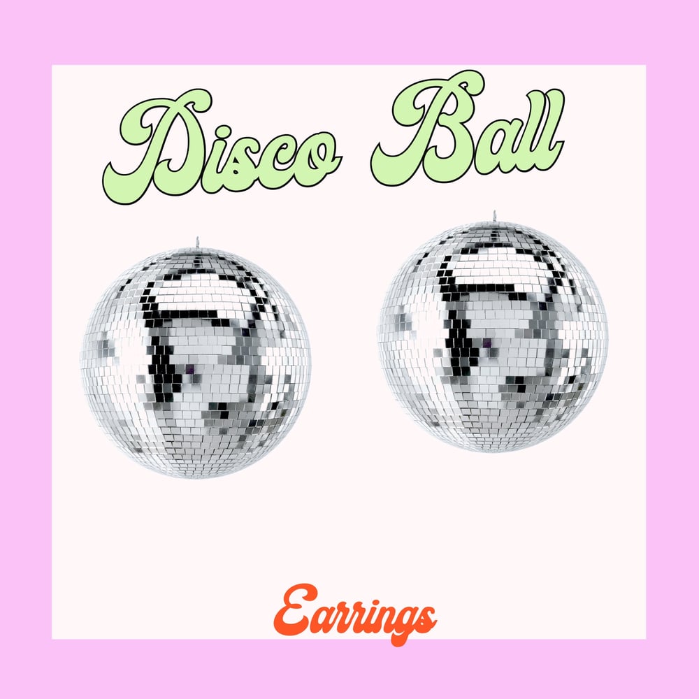 Image of Disco Ball mini earrings