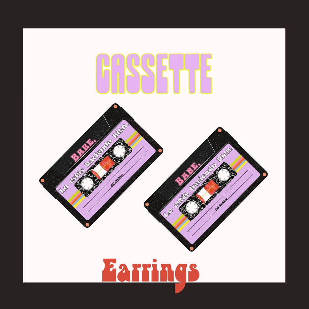 Image of Cassette Earrings