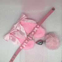 Pretty Pink Bunny 🐰 set w/ plug 