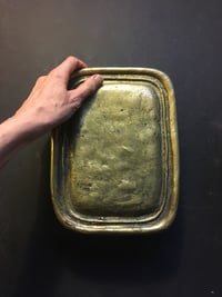 Image 2 of Pair of Large Door Handles of Cast Brass