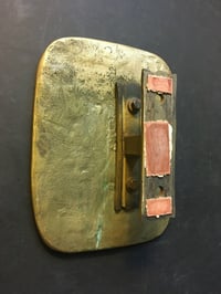 Image 5 of Pair of Large Door Handles of Cast Brass