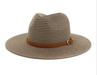Image 1 of Classic Straw Fedora