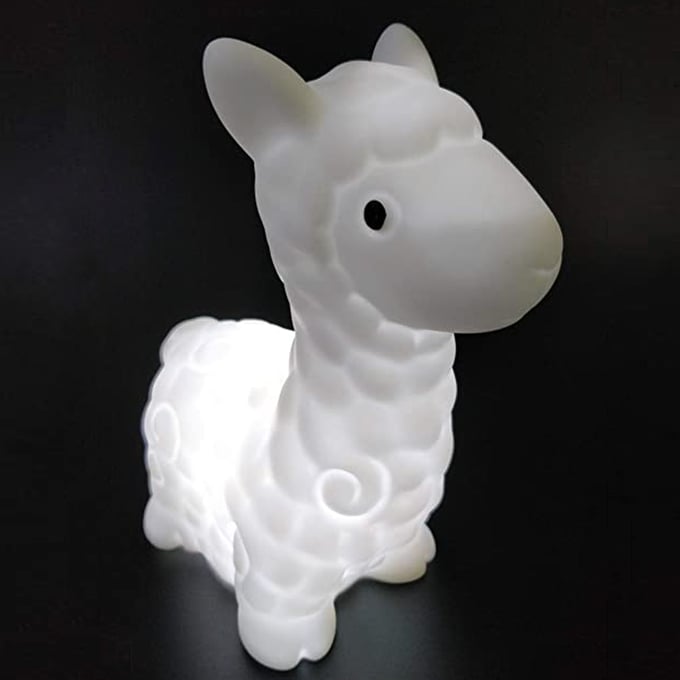 Image of White Alpaca Squish Lamp