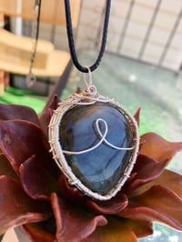 Image 3 of Flashy Labradorite Pendant 