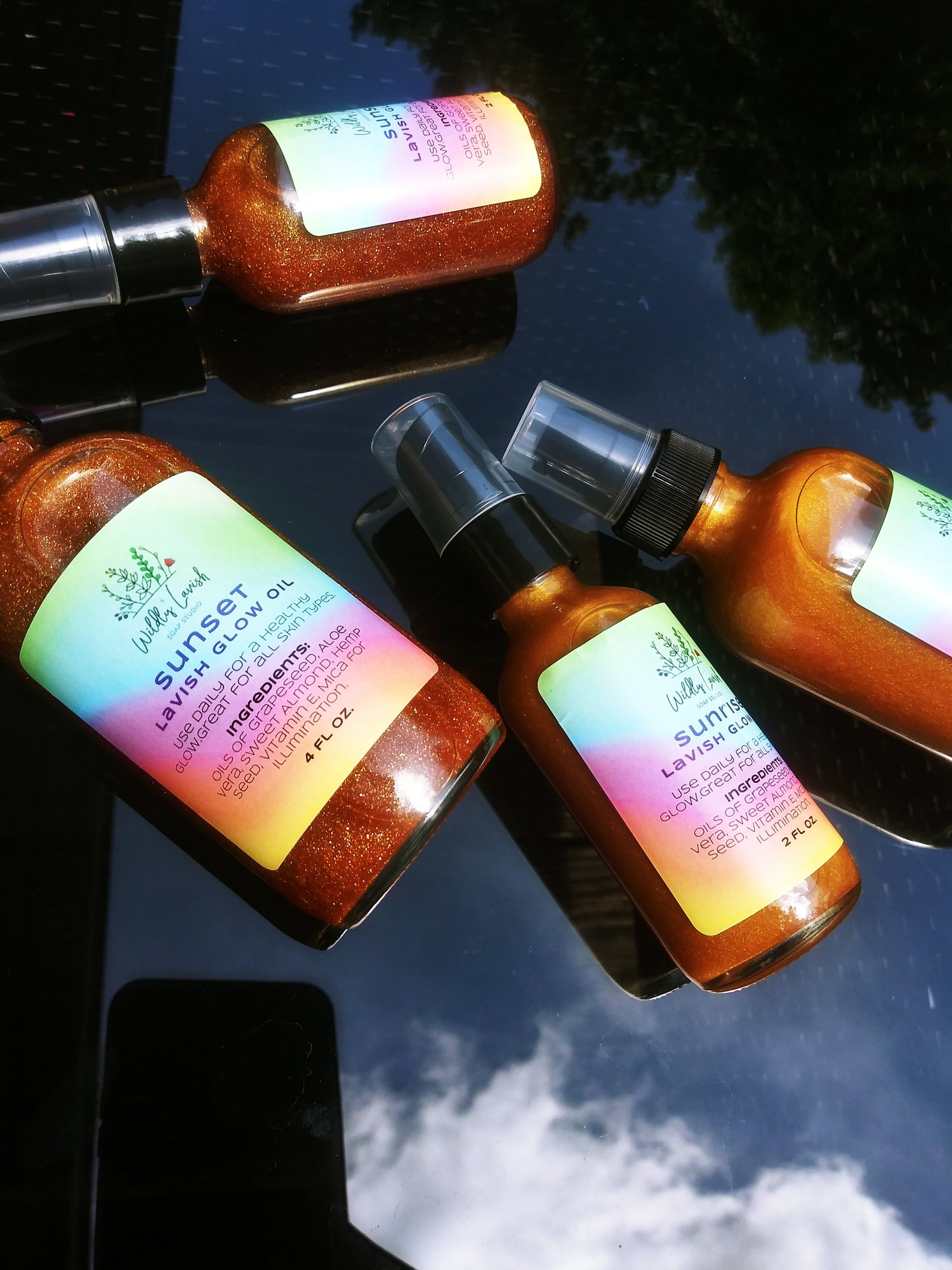 Image of Sunset Glow Oil: 4 oz