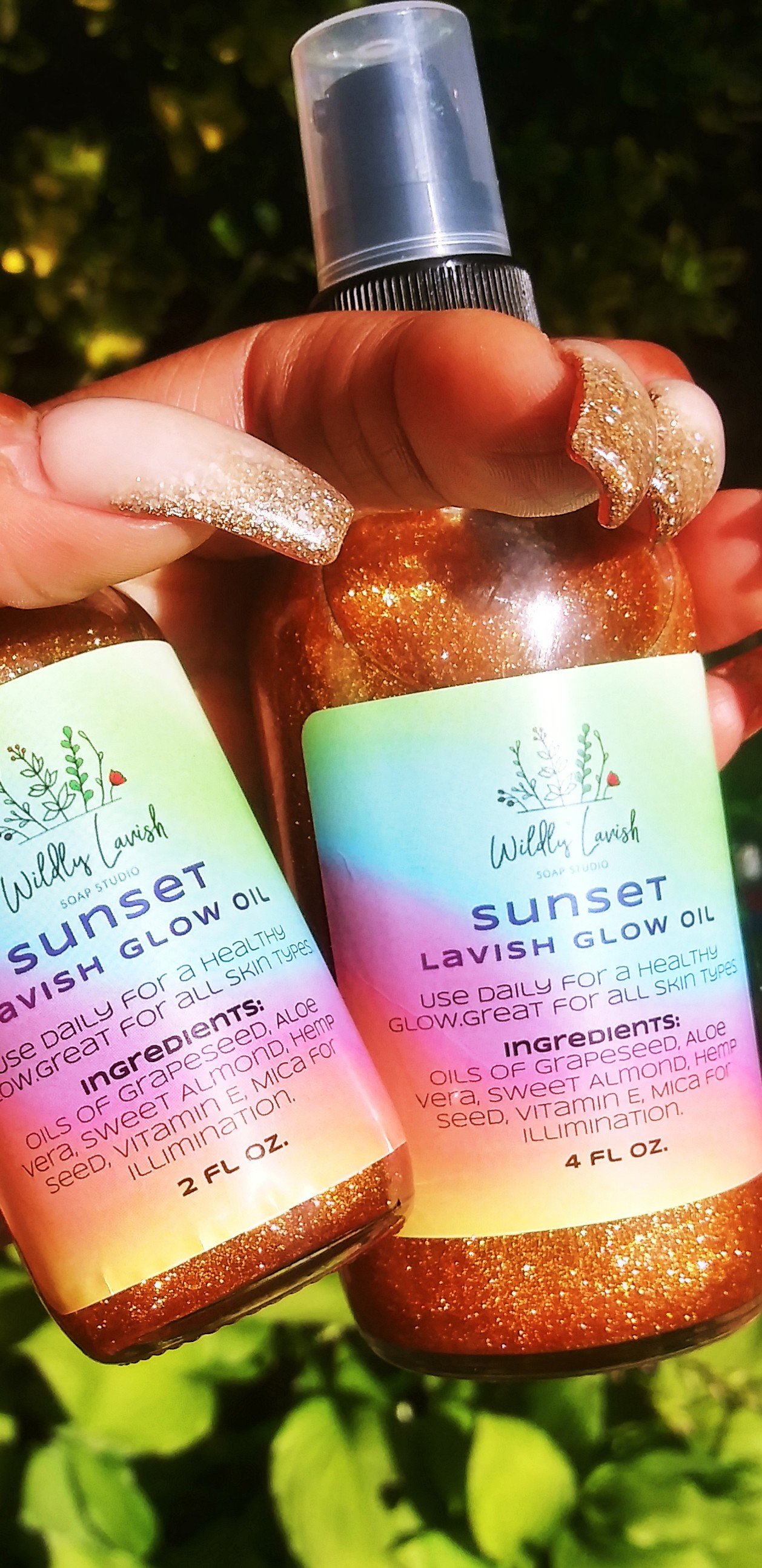 Image of Sunset Glow Oil: 2 oz